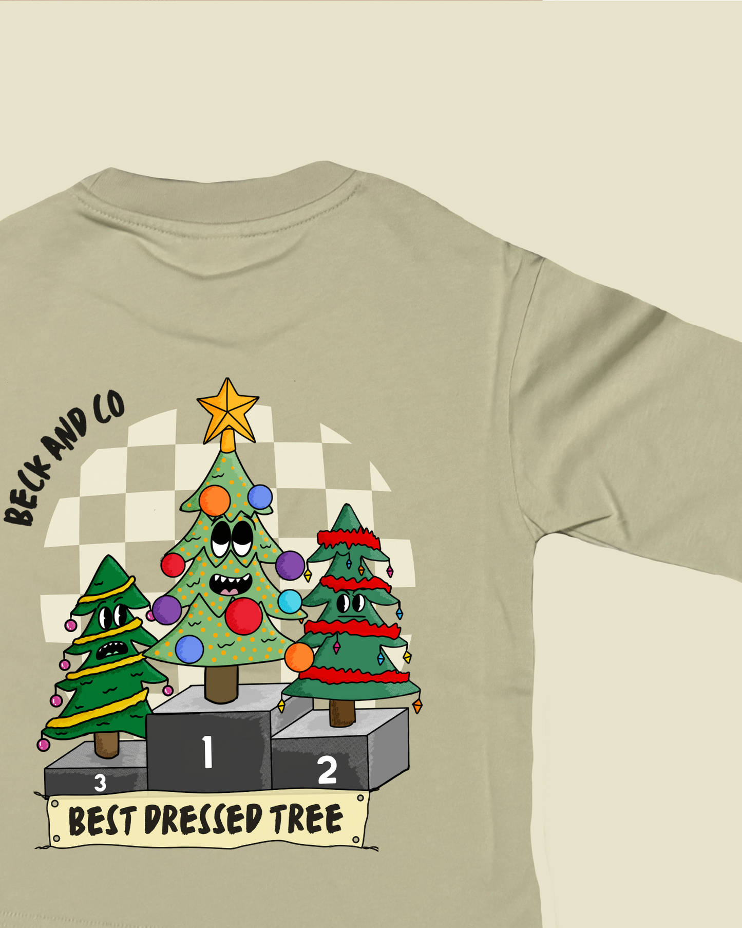 Christmas Tree on Oat